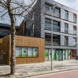 Storebox-Integration des Neubau von außen